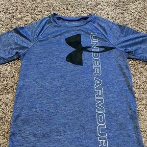 purple under armor shirt